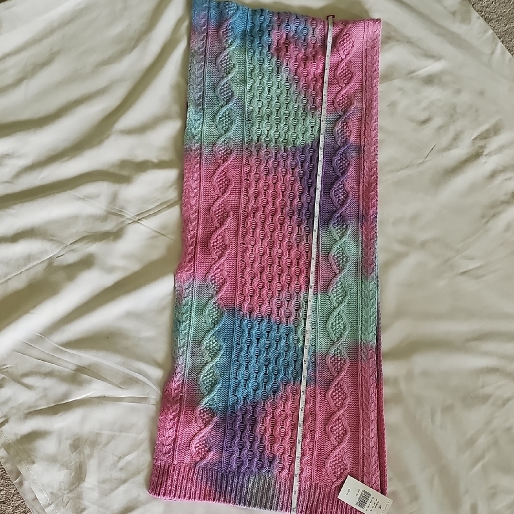 Polo by Ralph Lauren Multicolor Cable Knit Scarf